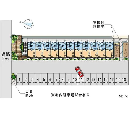 ★手数料０円★入間市狭山台　月極駐車場（LP）